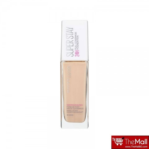 Maybelline Superstay 24hr Full Coverage Foundation 30ml - 30 Sand