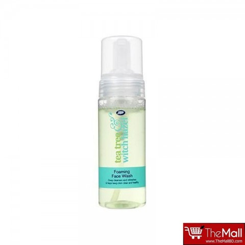 Boots Tea Tree & Witch Hazel Foaming Face Wash 150ml