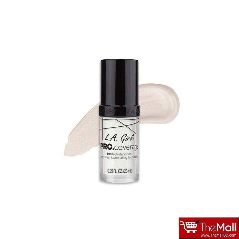 L.A. Girl Pro Coverage Illuminating Foundation 28ml - GLM461 White