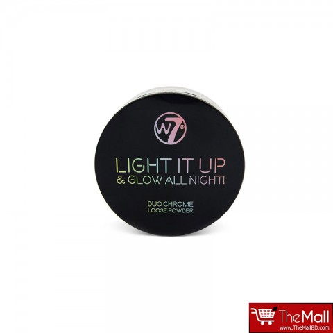 W7 Light It Up & Glow All Night ! Duo Chrome Loose Powder 4g - Soho Soho Soho