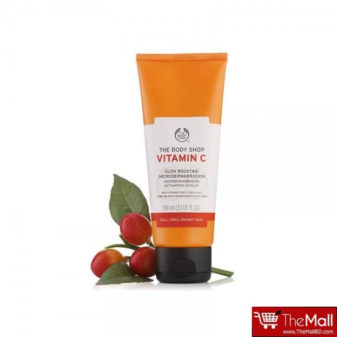 The Body Shop Vitamin C Glow Boosting Microdermabrasion Exfoliator 100ml