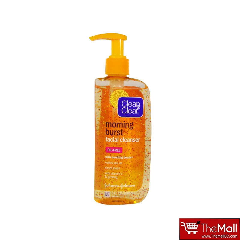Clean & Clear Morning Burst Oil Free Facial Cleanser 240ml