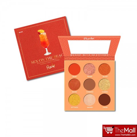 Rude Cocktail Party 9 Color Eyeshadow Palette - Sex On The Beach