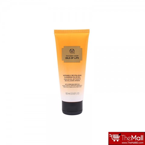 The Body Shop Oils Of Life Intensely Revitalising Cleansing Oil In Gel 100ml