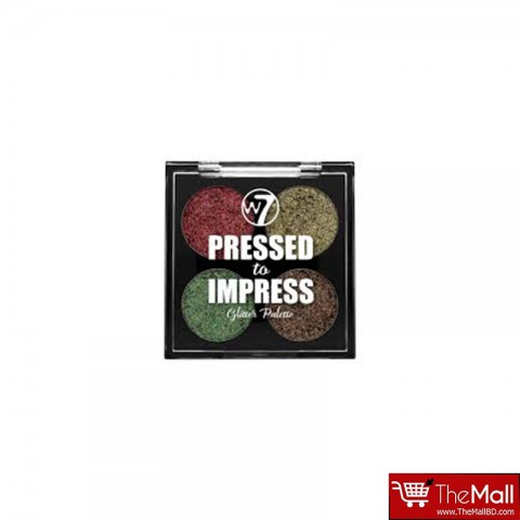 W7 Pressed to Impress Glitter Palette - In Vogue
