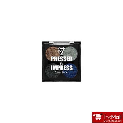 W7 Pressed to Impress Glitter Palette - Style Icon