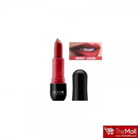 Nicka K Vivid Matte Lipstick 3.5g - NMS01 Sangria