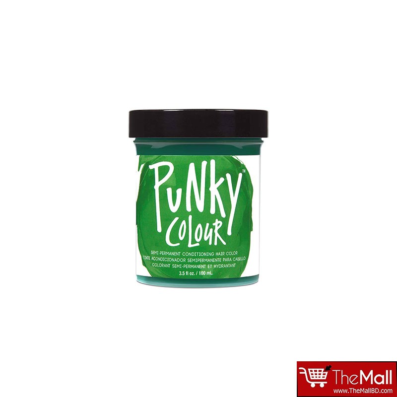 Jerome Russell Punky Color Semi-Permanent Conditioning Hair Color 100ml- Apple Green