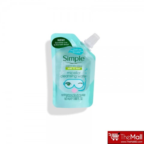 Simple Kind To Skin Micellar Cleansing Water Pouch 50ml