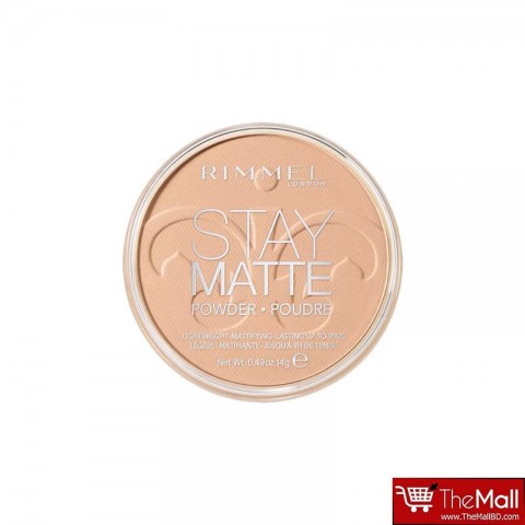 Rimmel Stay Matte Pressed Powder 14g - 005 Silky Beige