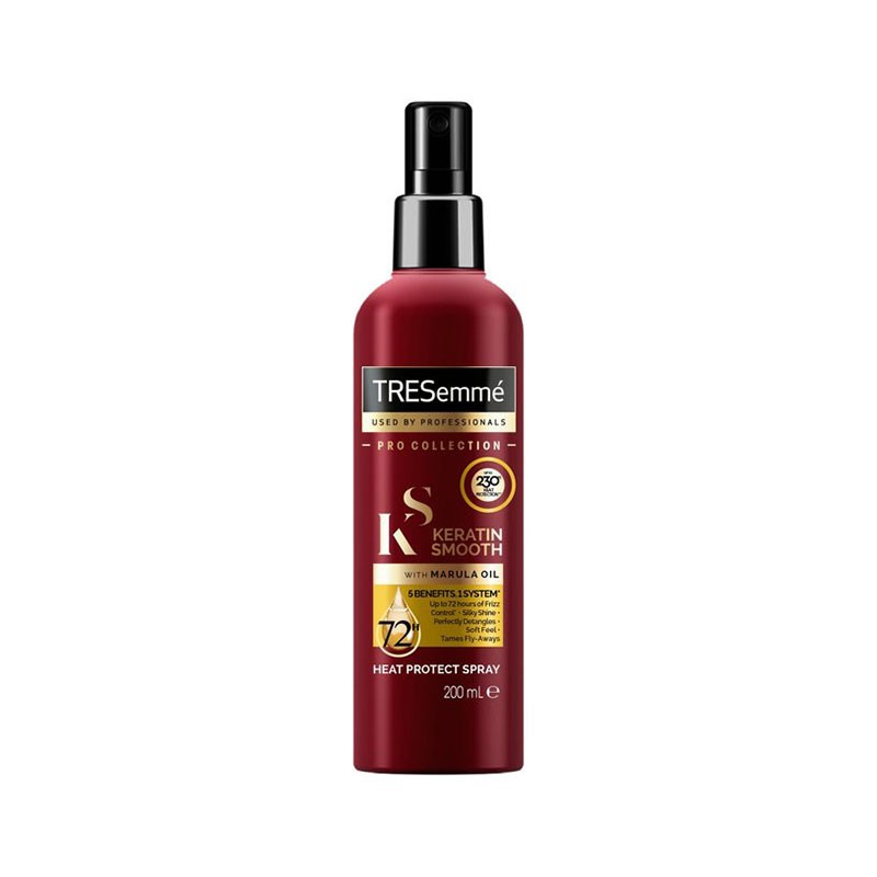 Tresemme Keratin Smooth Heat Protect Spray With Marula Oil 200ml