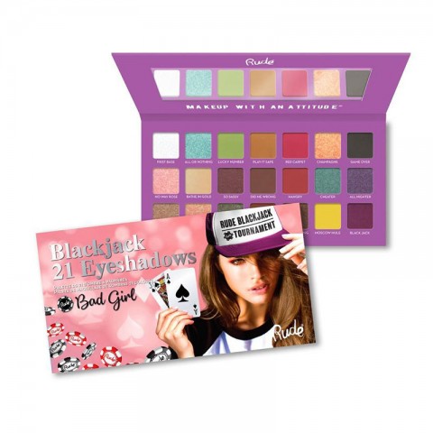 Rude Blackjack 21 Eyeshadows - Bad Girl