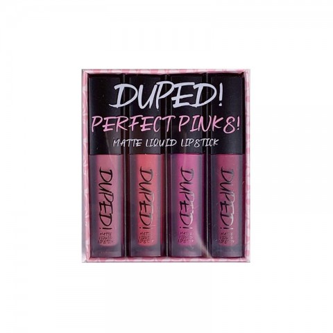 W7 Duped Matte Liquid Lipstick Set - Perfect Pinks