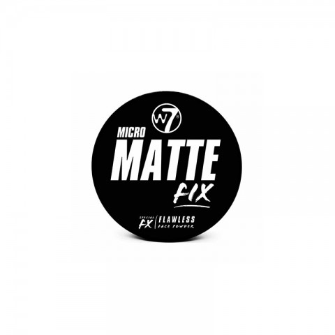 W7 Micro Matte Fix Flawless Face Powder 6g - Light
