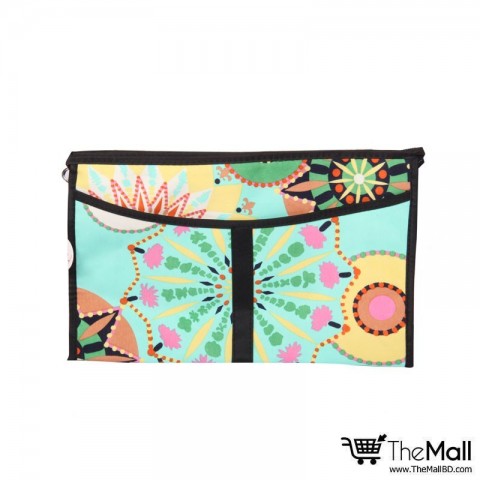 Royal Flower Design Cosmetics Bag - 001