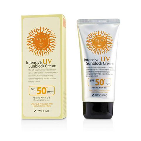 3W Clinic Intensive UV Sunblock Cream SPF50 PA+++ 70ml