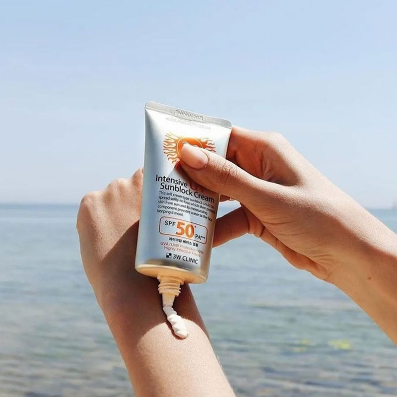 3W Clinic Intensive UV Sunblock Cream SPF50 PA+++ 70ml