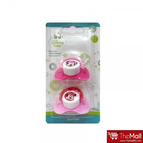 Disney Minnie Mickey Mouse Soother Pacifier 2 PK