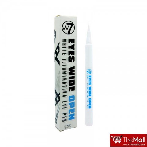 W7 Eyes Wide Open White Illuminating Eyeliner Pen 2g