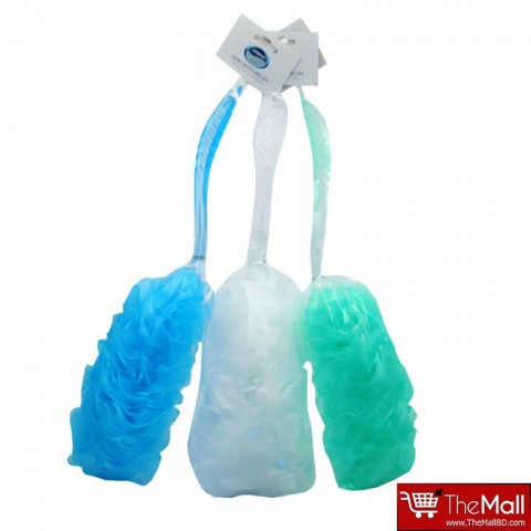 Athena Mesh Bath Brush W/Handle (Single)