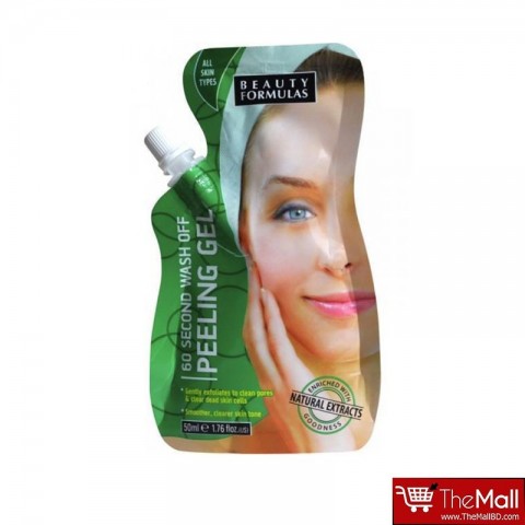 Beauty Formulas 60 Second Wash Off Peeling Gel 50ml