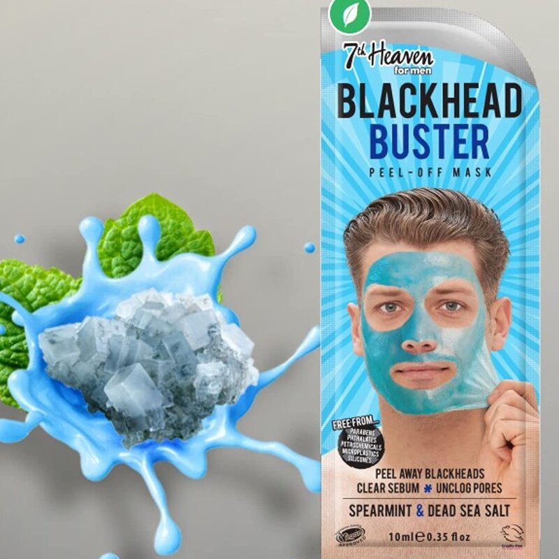 7th Heaven Blackhead Buster Peel - Off Face Mask For Men 10ml