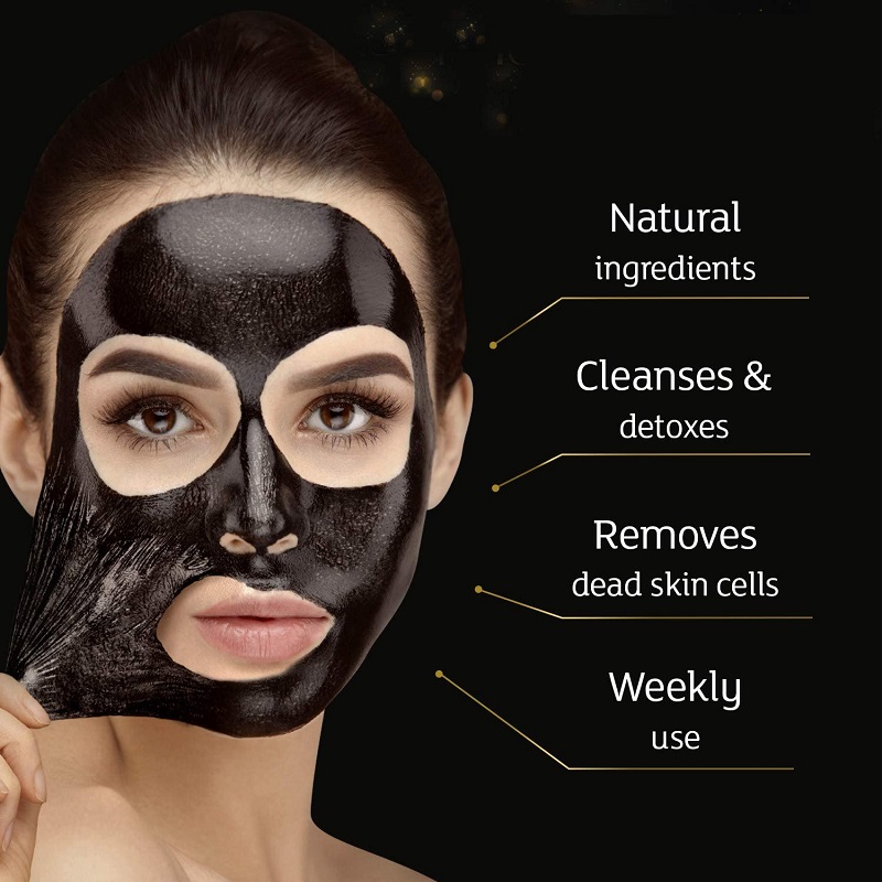 7th Heaven Montagne Jeunesse Charcoal + Black Clay Peel-Off Face Mask 10ml