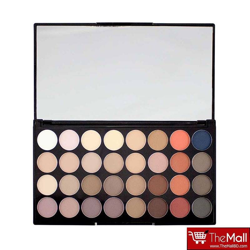 Makeup Revolution Ultra 32 Eyeshadow Palette Flawless Matte 2