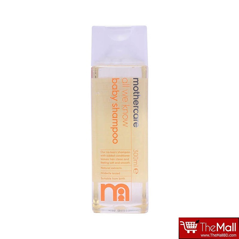 mothercare all we know baby shampoo