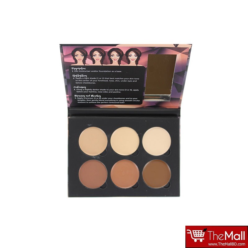 W7 Lift & Sculpt Face Shaping Contour Palette