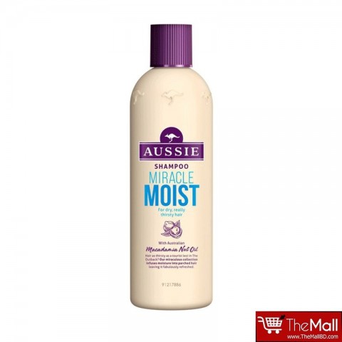 Aussie Miracle Moist Shampoo 300ml