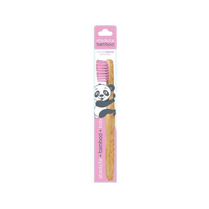 Absolute Bamboo Kids Children's Toothbrush - Pink