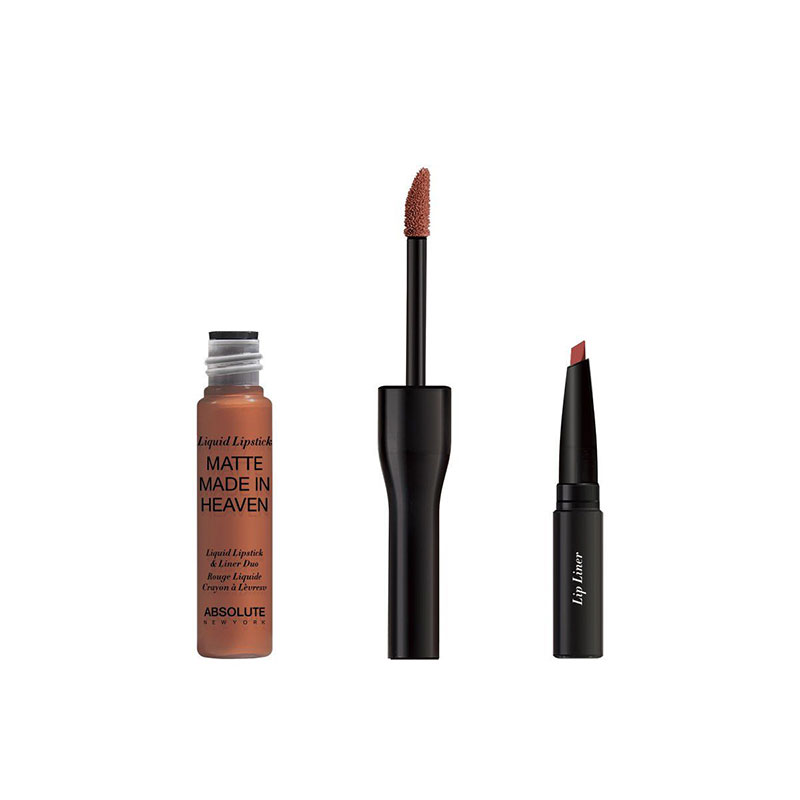 Absolute New York Matte Made In Heaven Liquid Lipstick & Liner Duo - MLIH02 SLY