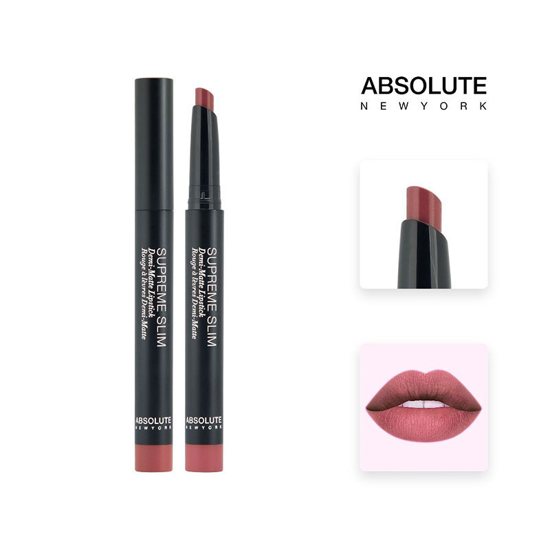 Absolute New York Supreme Slim Demi Matte Lipstick - MLSS54 Azalea