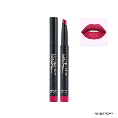 Absolute New York Supreme Slim Demi Matte Lipstick - MLSS59 Peony