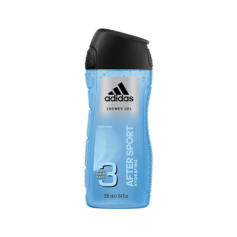 Adidas After Sport Hydrating 3-in-1 Body, Hair & Face Wash 250ml