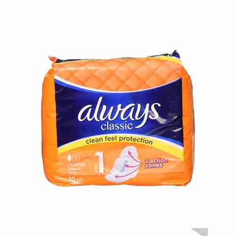 Always Classic Clean Feel Protection Normal Pads - Size 1