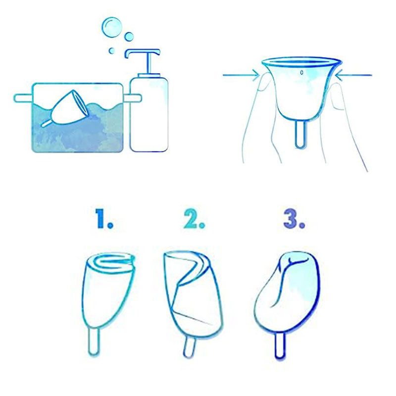 Always Comfort-Fit Protection Day And Night Menstrual Cup With Carry Case - Medium Period