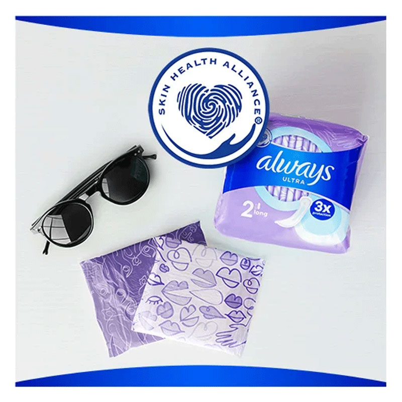 Always Ultra Long 3X Protection Sanitary Pads Size 2 - 14 Pads