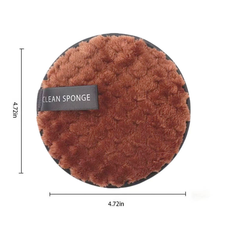 Alyan Pineapple Pattern Clean Sponge Makeup Tools - Brown
