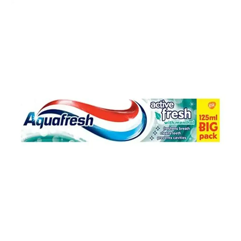 Aquafresh Active Fresh with Menthol Toothpaste 125ml