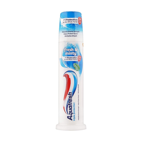 Aquafresh Triple Protection Fresh & Minty Toothpaste Pump 100ml