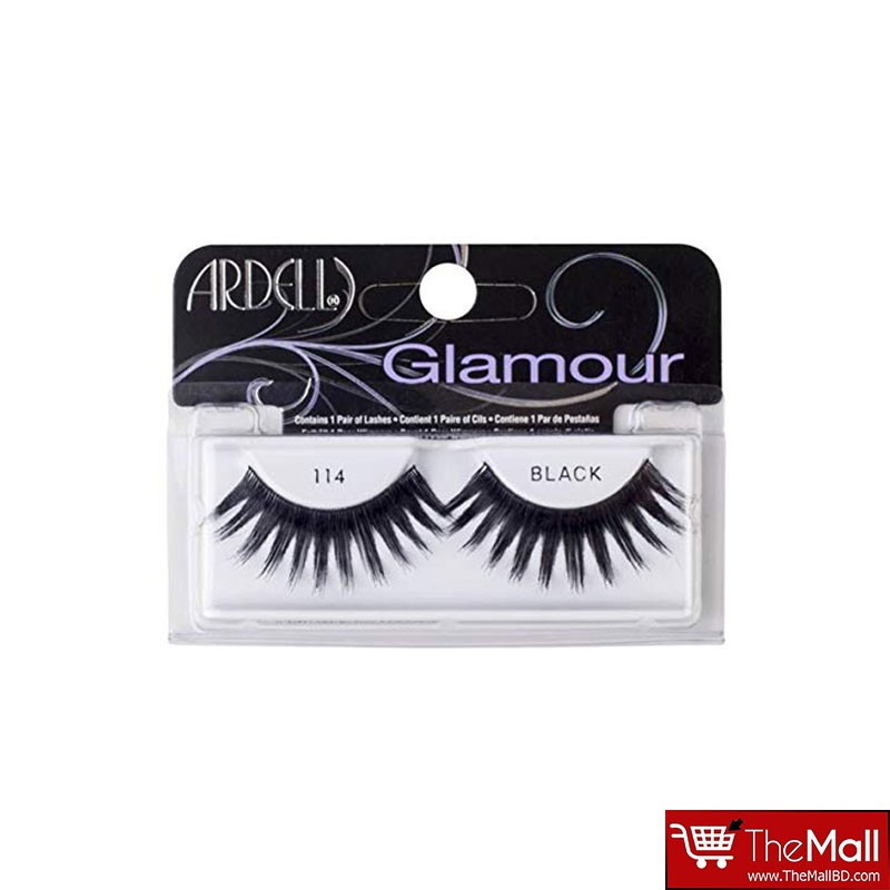 Ardell Glamour False Eyelashes - 114 Black