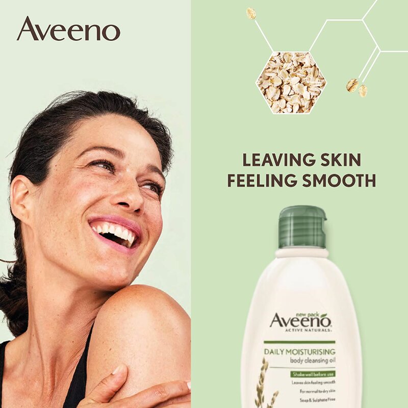 Aveeno Active Naturals Daily Moisturising Body Cleansing Oil 300ml
