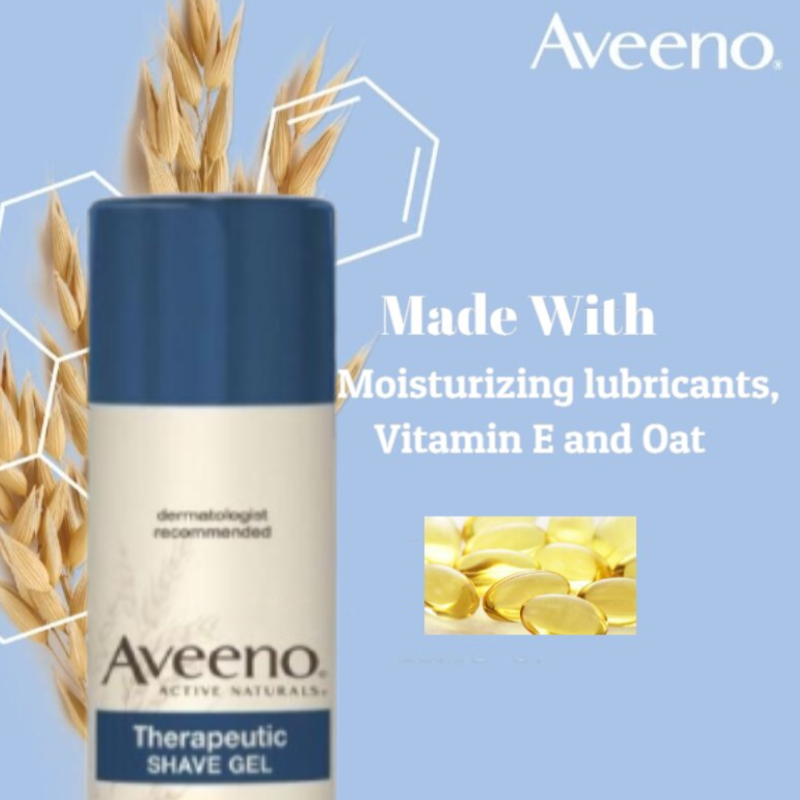 Aveeno Active Naturals Therapeutic Shave Gel 198g