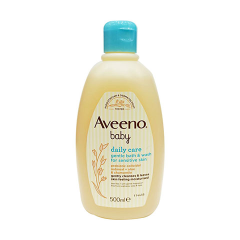 Aveeno Baby Daily Care Gentle Bath & Wash For Sensitive Skin 500ml