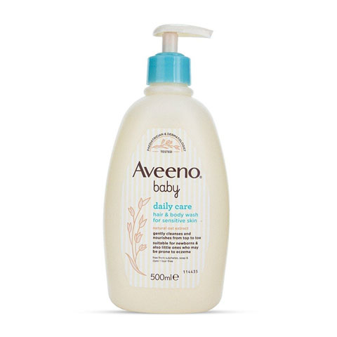 Aveeno Baby Daily Care Hair & Body Wash For Sensitive Skin 500ml