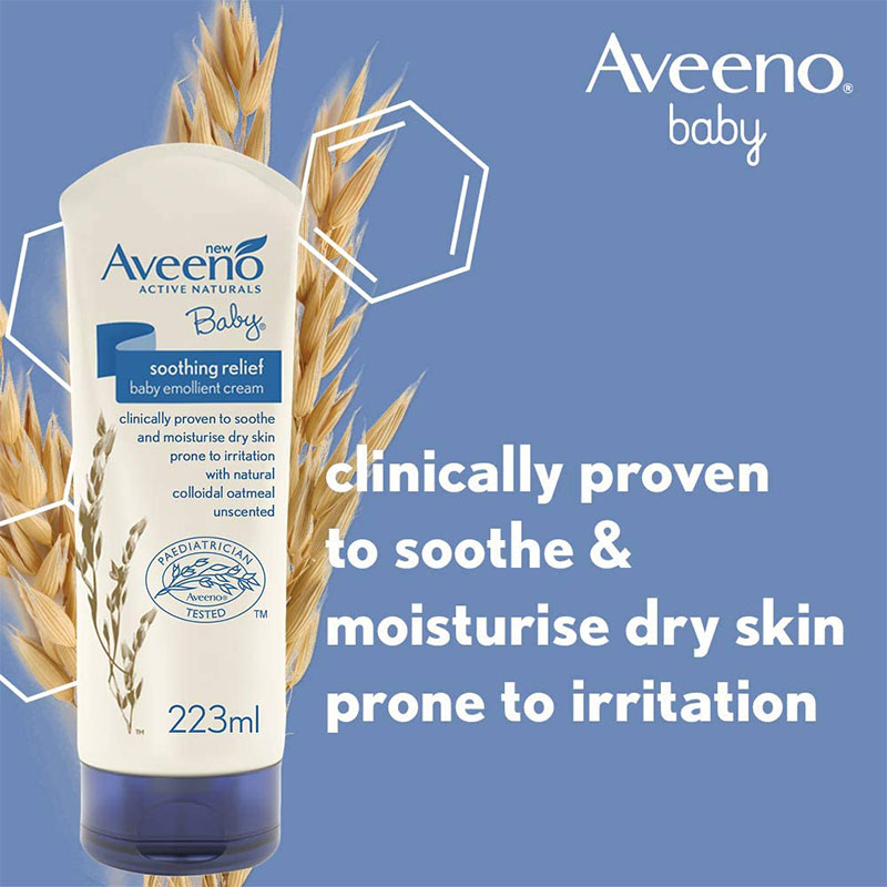 aveeno soothing relief baby emollient cream