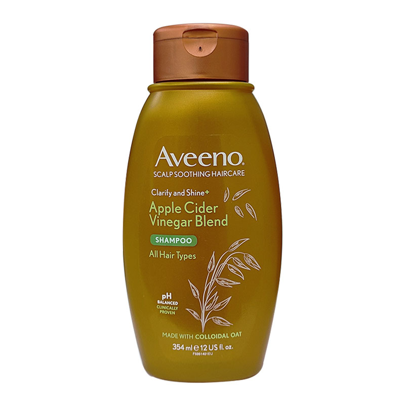 Aveeno Clarify And Shine + Apple Cider Vinegar Blend Shampoo 354ml