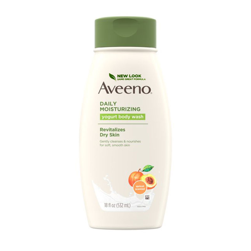 Aveeno Daily Moisturizing Yogurt Body Wash with Apricot 532ml